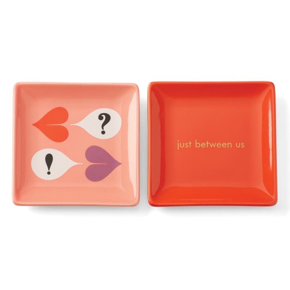 NEW Kate Spade Sweet Talk Set of Two Trinket Trays